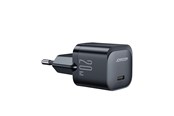 Telefon - Adapter i Ładowarka - Joyroom Mini charger USB C 20W PD  JR-TCF02 - black - JR-TCF02B