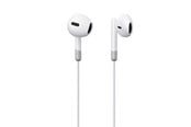 Sluchawki, zestaw sluchawkowy - Joyroom JR-EW01 in-ear wired mini jack headphones with remote control - white - 6956116769833