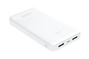Powerbank - Puro Power Bank 20000mAh USB-C + 2 USB-A Fast Charge - White Powerbank - 20000 mAh - PWFCBB200P2WHI