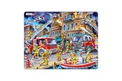 Puzzle - Selecta Play Larsen Jigsaw Puzzle The Firemen 45 pcs. Podłoga - LA-US21