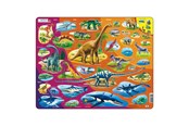 Puzzle - Selecta Play Larsen Jigsaw Puzzle Animals Nature Historical 85 pcs. Podłoga - LA-HL1-NL