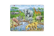 Puzzle - Selecta Play Larsen Jigsaw Puzzle Animals - African Savannah 65 pcs. Podłoga - LA-FH9
