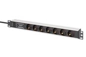 Kabel zasilajacy (zewnetrzny) - DIGITUS 7-Port - 1U - Aluminum PDU - DN-95441