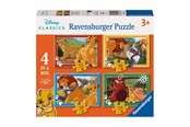 Puzzle - Ravensburger Disney Lion King Puzzle - 4 Puzzles Podłoga - 120040255