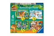 Puzzle - Ravensburger Jigsaw Puzzle Jurassic World Explorers - 4 Puzzles Podłoga - 120040279