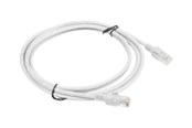 Kabel sieciowy - Lanberg patch cable - 2 m - grey RAL 7035 - Szary - 2m - PCU6-10CC-0200-S