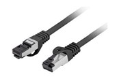 Kabel sieciowy - Lanberg patch cable - 2 m - black - Czarny - 2m - PCF8-10CU-0200-BK