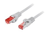 Kabel sieciowy - Lanberg PCF6-10CU - patch cable - 3 m - grey - Szary - 3m - PCF6-10CU-0300-S