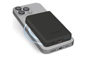 Powerbank - SBS 5000 mAh wireless magnetic Power Bank - Black Powerbank - Czarny - 5 Ah - TEBB5000MAG1CK