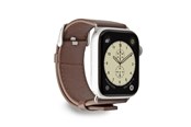 Smartwatch - akcesoria - CASE&ME SBS Faux Leather Band for Apple Watch 42/44/45/49mm - Brown - CMAWATCHB44PUB