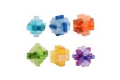Puzzle - Johntoy 3D Brain Puzzle Transparent Color Puzzle 3D - 25059
