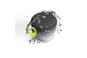 Głośniki przenośne i na imprezy - MUSIC HERO SBS Water-resistant wireless speaker with strap - Black - MHSPDOMEBTK