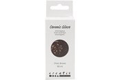 Artykuly Artystyczne & Rzemieslnicze - Creativ Company - Ceramic Glaze 984-1101 C Opaque Chocolate Brown - 60ml - 789711