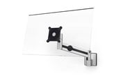 Uchwyt na monitor - DURABLE Uniwersalny uchwyt do monitora do montażu na ścianie. Płynna regulacja ustawienia ekranu dzięki wewnętrznej sprężynie gazowej. - 509023