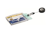 Konferencja i prezentacja - DURABLE ID card hold. ENCLOSED bdg. reel 2 cards - 822419