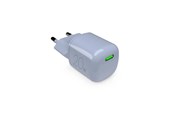 Telefon - Adapter i Ładowarka - Puro MiniPro 20W USB-C Wall Charger – GAN Technology - Blue - PUFCMTCUSBC20WGLBLUE