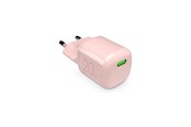 Telefon - Adapter i Ładowarka - Puro MiniPro 20W USB-C Wall Charger – GAN Technology - Rose - PUFCMTCUSBC20WGROSE