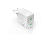 Telefon - Adapter i Ladowarka - Puro MiniPro 35W Dual USB-C Wall Charger - GaN Technology - PUFCMTCUSBCC35WGWHI