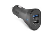 Telefon - Adapter i Ladowarka - SBS Car Charger 12W - Black - TECR2USB24AFAST