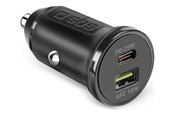 Telefon - Adapter i Ladowarka - SBS 25W car charger - Ultra-fast charging with Power Delivery (PD) - Black - TECRPD25W
