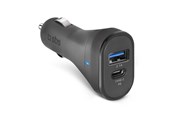 Telefon - Adapter i Ladowarka - SBS 15W Car Charger - 2.1A + 3A - Black - TECRTC1USB2AUL