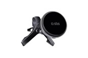 Telefon - Adapter i Ladowarka - SBS MagSafe Charging Compatible Air Vent Magnetic Mount - Black - TESUPMAGWIR15W