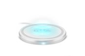 Telefon - Adapter i Ladowarka - SBS Wireless 15W Qi Charger Pad - White - TEWIRELESSUF15W