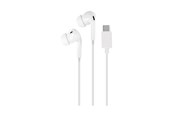 Słuchawki, zestaw słuchawkowy - Puro Stereo Earbuds "Filo Pro" with USB-C Connector - PUIPHF31USBCWHI