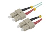 Kabel sieciowy - Deltaco patch cable - 1.5 m - blue - Niebieski - 1m - SCSC-15-OM3