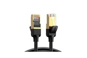 Kabel sieciowy - UGREEN networking cable Black 1 m Cat7 F/FTP (FFTP)v - Czarny - 1m - 80421