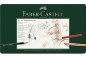 Przybory do pisania i rysowania - Faber-Castell Set Pitt Monochrome tin of 33 - 112977