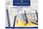 Przybory do pisania i rysowania - Faber-Castell Colour pencil Goldfaber tin of 24 - 114724