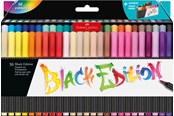 Przybory do pisania i rysowania - Faber-Castell Felt-tip pen Black Edition set 50x - 116454