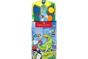 Przybory do pisania i rysowania - Faber-Castell Con paint box 12 dinsosaur chinese white - 125036
