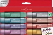 Przybory do pisania i rysowania - Faber-Castell Highlighter TL 46 Metallic wallet of 8 - 154689