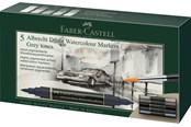 Przybory do pisania i rysowania - Faber-Castell Watercolour marker A.Dürer 5ct wallet gr - 160306