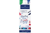 Przybory do pisania i rysowania - Faber-Castell Gofa Aqua Dual Marker Lettering Set Sea - 164519