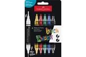 Przybory do pisania i rysowania - Faber-Castell Black Edition Shake&Paint 6x Basic - 285507