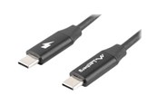 Kabel USB - Lanberg - USB-C cable - 24 pin USB-C to 24 pin USB-C - 50 cm - CA-CMCM-40CU-0005-BK