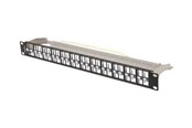 Akcesoria sieciowe - Lanberg patch panel (blank) - 1U - 19" - FTP for keystone modules - PPKS-1248-B