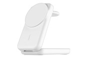 Telefon - Adapter i Ładowarka - Belkin UltraCharge wireless charging stand - 3-in-1 magnetic foldable with Qi2 - + AC power adapter - 25 Watt - MFI Certified - WIZ036KQWH