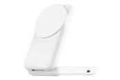 Telefon - Adapter i Ladowarka - Belkin UltraCharge wireless charging stand - 2-in-1 Qi2 magnetic foldable - + AC power adapter - 24 pin USB-C - 25 Watt - WIZ038KQWH