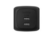 Telefon - Adapter i Ladowarka - Belkin BoostCharge 50W Dual USB-C PD Wall Charger with PPS BLK - WCH019KQBK