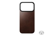 Telefon - Pokrowiec i etui - Nomad - Magnetic Leather Back - iPhone 17 Pro | Rustic Brown | Horween | MagSafe - NM014407858
