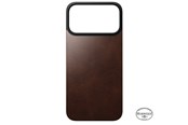 Telefon - Pokrowiec i etui - Nomad - Magnetic Leather Back - iPhone 17 Pro Max | Rustic Brown | Horween | Mag - NM014384858