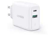 Telefon - Adapter i Ładowarka - UGREEN 36W Dual Port  USB-A/USB-C - 60468