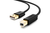Kabel USB - UGREEN USB cable USB 2.0 1.5 m USB A USB B Black - 10350
