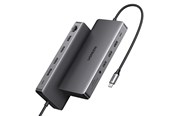 Stacja dokujaca - UGREEN 13in1 USB-C - 2x USB-A 3.2 / 2x USB-A 3.0 / USB-C 3.2 / 2x HDMI / RJ45 / SD and TF / AUX / USB-C PD - 15978