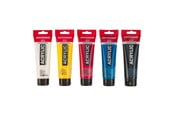Kreatywne gry - Bruynzeel Amsterdam Standard Series Acrylic Paint Primary Set 120ml 5pcs. - 17791905