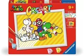Kreatywne gry - Ravensburger CreArt Paint by Numbers - Super Mario - 238880